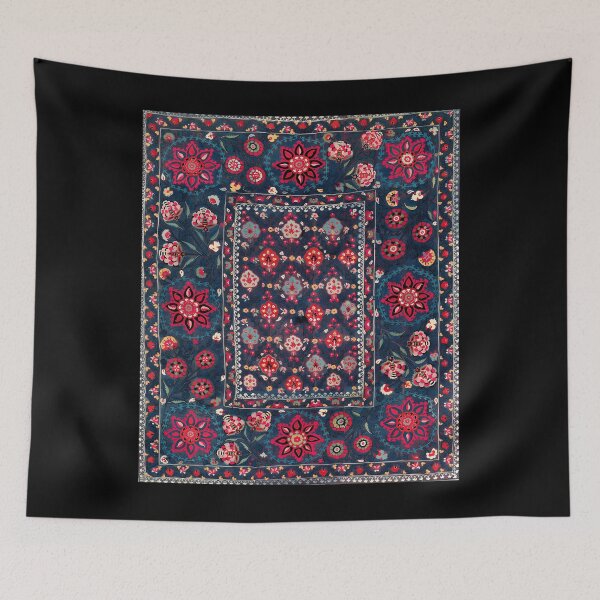 Item preview, Lakai Suzani Shakhrisyabz Uzbek Embroidery Print  	 designed and sold by zmlonkzievw78.