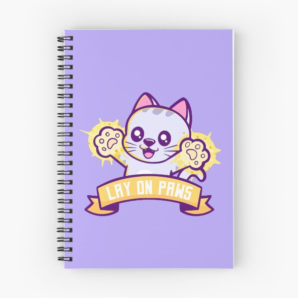 Item preview, DnD Paladin Cat | Lay on Paws designed and sold by Cute N' Nerdy Shop.