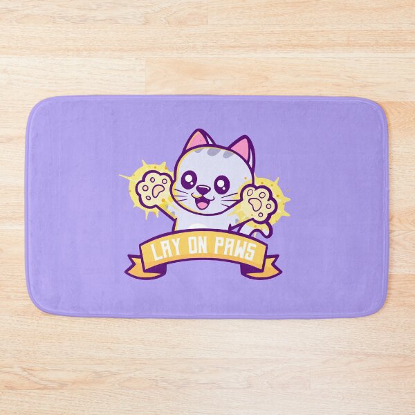 Item preview, DnD Paladin Cat | Lay on Paws designed and sold by Cute N' Nerdy Shop.