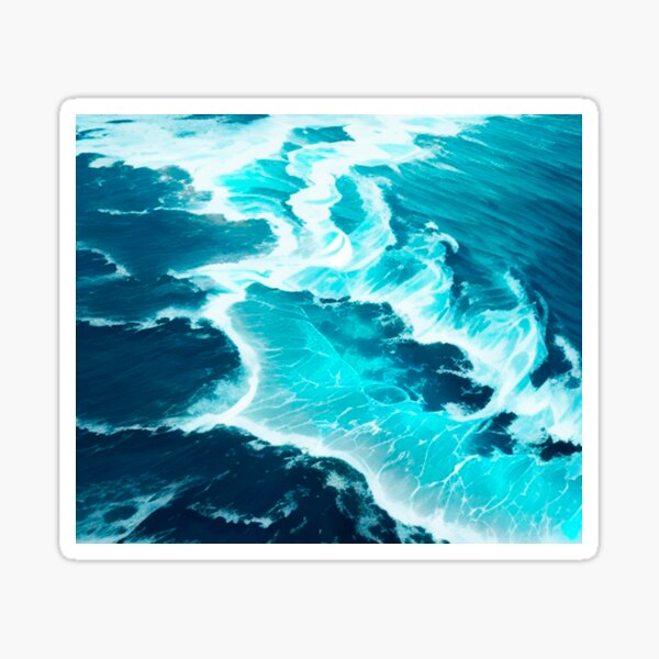 Item preview, Blue Ocean Waves designed and sold by Timegraf.