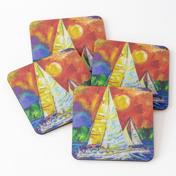 Item preview, Sailboat - Making the turn designed and sold by petergrantart.