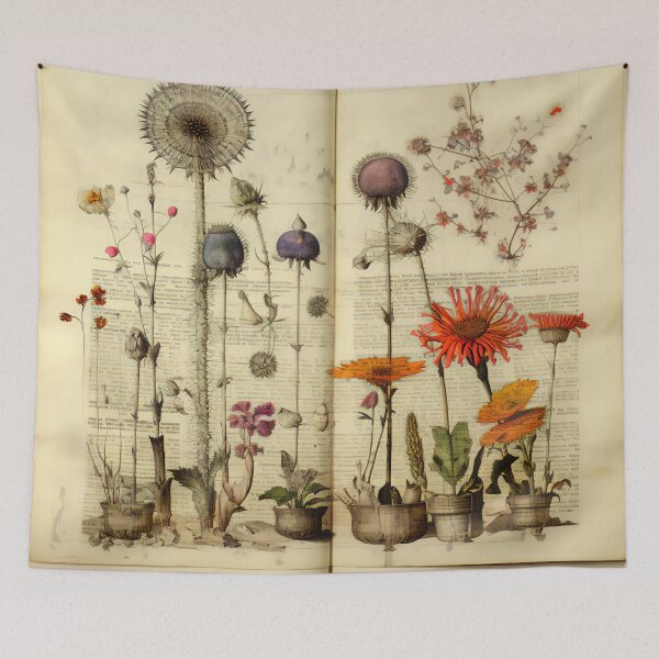 Item preview, Old Plant Drawings of Horticulture and Botany  designed and sold by BrandonArtWorld.