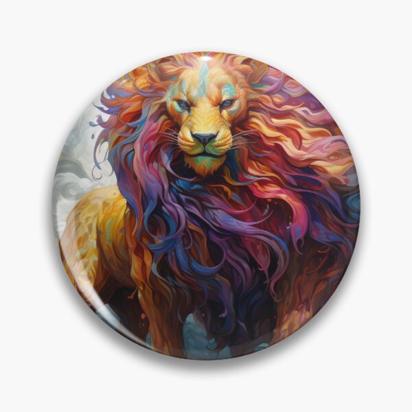 Item preview, Lion Chimera Mythology Art Mythical Creature hair fire designed and sold by abundancevibes.