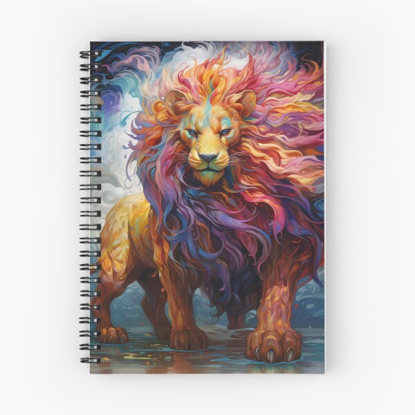 Item preview, Lion Chimera Mythology Art Mythical Creature hair fire designed and sold by abundancevibes.