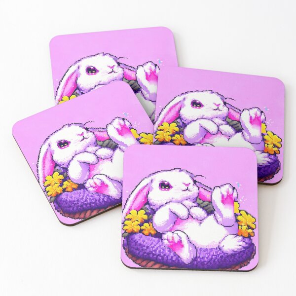 Item preview, Cute Pixel Bunny designed and sold by MellowLazy.
