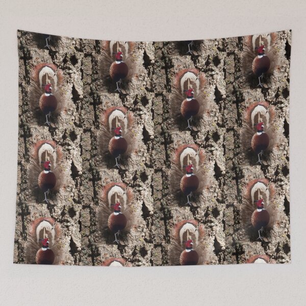 Item preview, Pheasant Feathers in the Woods designed and sold by cameoivory.