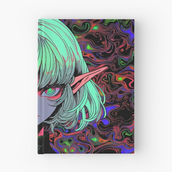 Item preview, Psychedelic Elven Anime Girl designed and sold by bubblegoth.