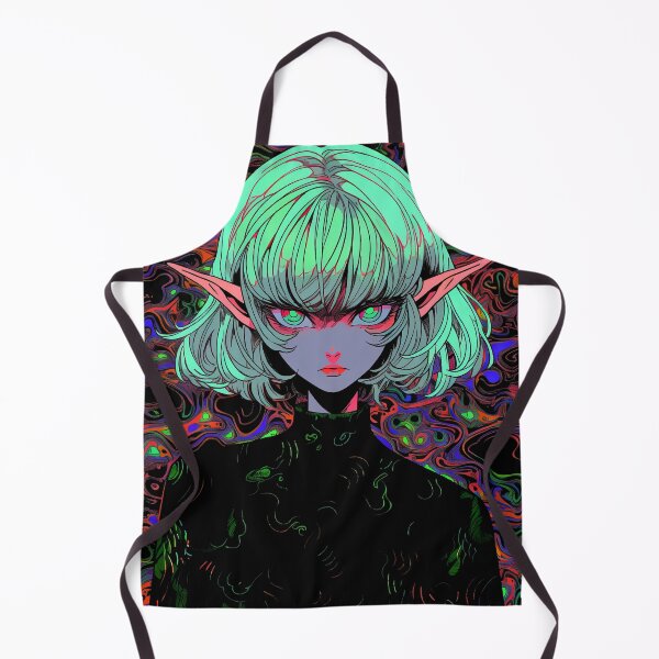 Item preview, Psychedelic Elven Anime Girl designed and sold by bubblegoth.