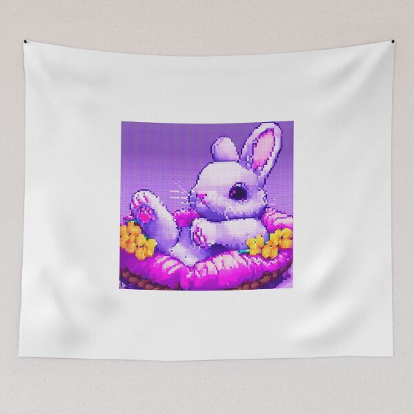 Item preview, 8 Bit Bunny designed and sold by MellowLazy.