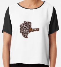 Agora Cultura - Mini logo Chiffon Top