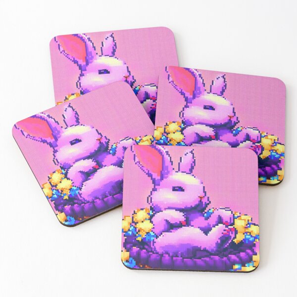Item preview, Pixel Art Bunny designed and sold by MellowLazy.