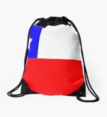 Flag of Chile Drawstring Bag
