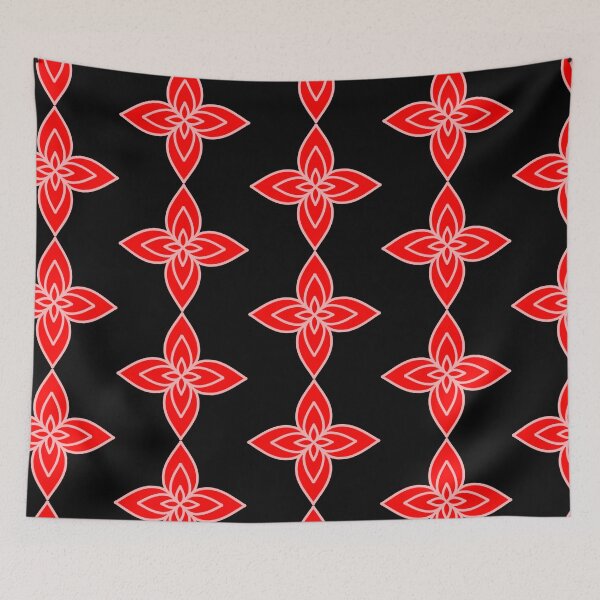 Item preview, Red Floral by Niibidoon designed and sold by Niibidoon.