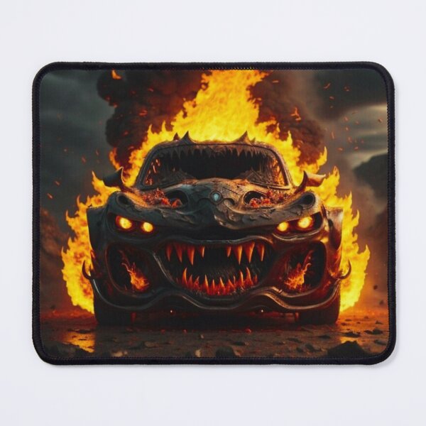 Item preview, Inferno Fury: Sinister Monster Car designed and sold by THEVOICE-AI.
