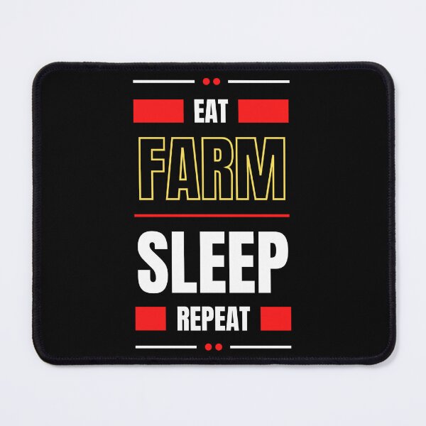 Item preview, Eat Sleep Farm Repeat designed and sold by FridPix.