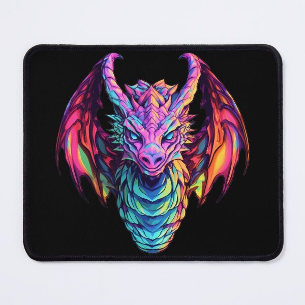 Item preview, Colorful Celestial Dragon with Multicolor Wings designed and sold by CreationByLadyV.