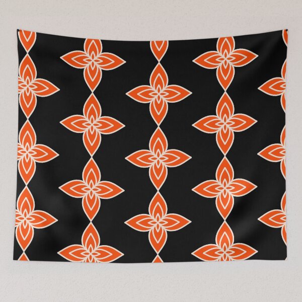 Item preview, Orange Floral by Niibidoon designed and sold by Niibidoon.