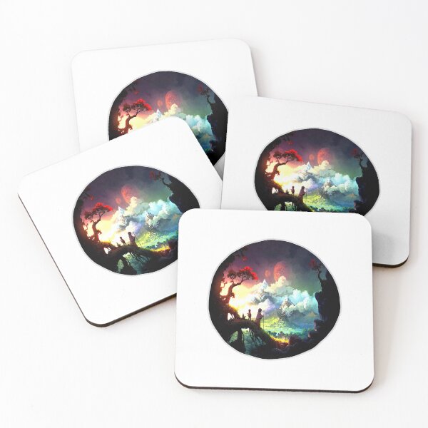 Item preview, Colorful Fantasy Landscape designed and sold by PicassoPetee.