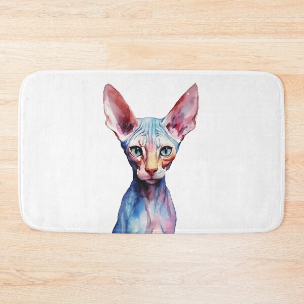 Item preview, Sphynx Cat Art for True Hairless Cat Lovers designed and sold by Lovegrass Prints.