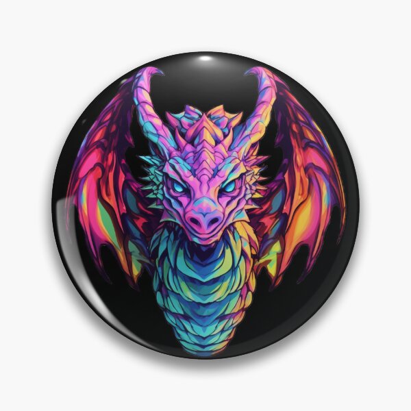 Item preview, Colorful Celestial Dragon with Multicolor Wings designed and sold by CreationByLadyV.