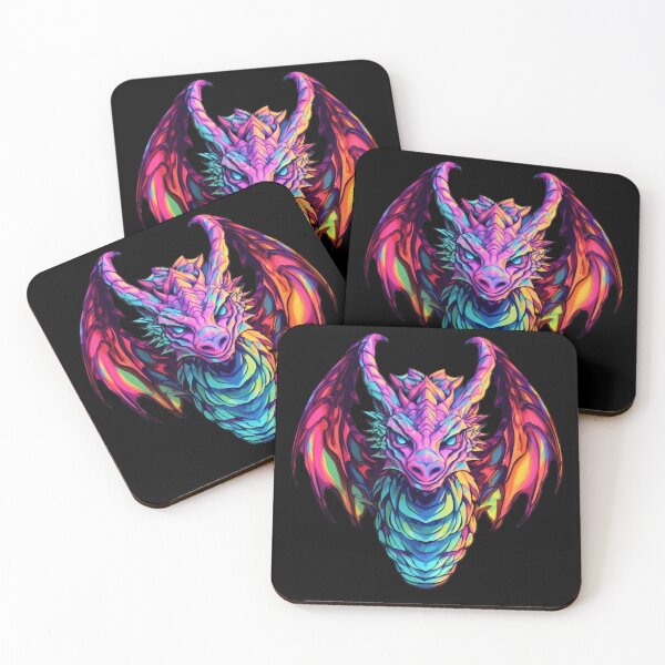 Item preview, Colorful Celestial Dragon with Multicolor Wings designed and sold by CreationByLadyV.