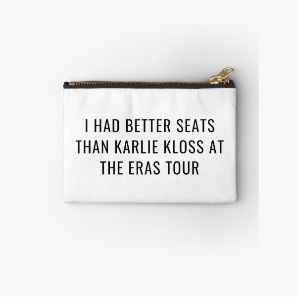 Item preview, Funny Taylor Swift Eras Tour I Had Better Seats Than Karlie Kloss designed and sold by gillys.