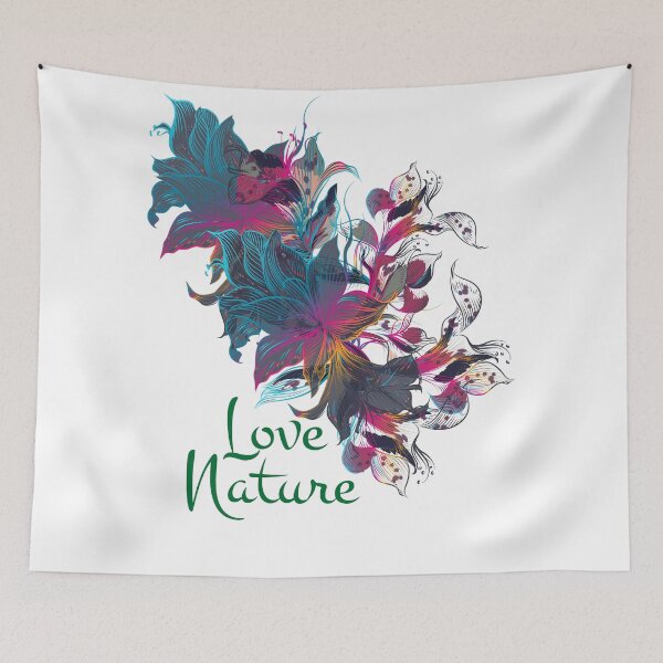 Item preview, Love Nature - Colorful - abstract - Creative - Floral designed and sold by PremArt Gallery.