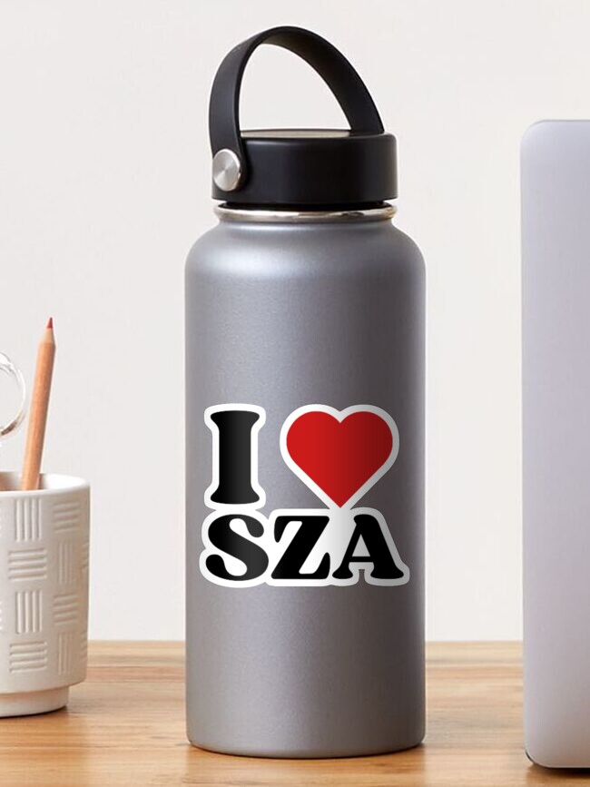 Aperçu 1 sur 3. Sticker avec l'œuvre je coeur sza créée et vendue par brooklynnfir.