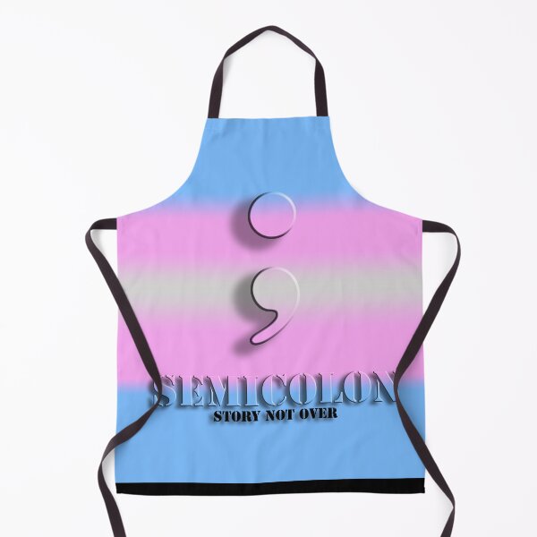 Item preview, Semicolon ; Story NOT OVER Transgender pride designed and sold by TheirChoice.