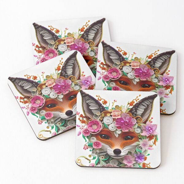 Item preview, Beautiful fox in ispring vibes  designed and sold by Blue-Fall.