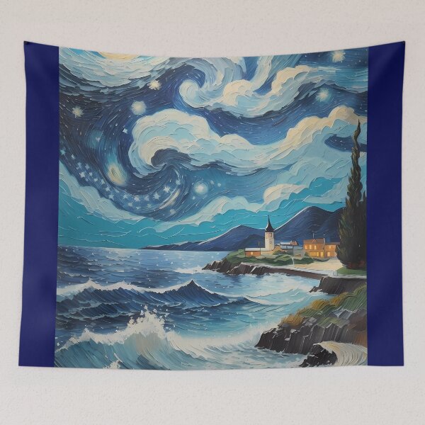 Item preview, magical starry town designed and sold by Omarupattern51.