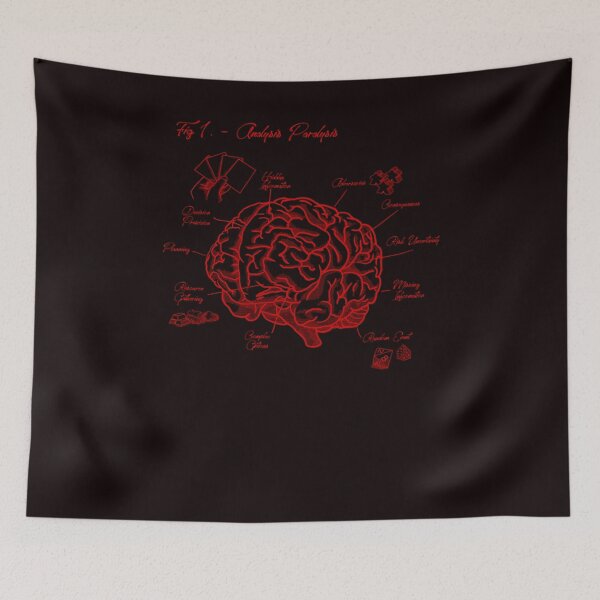 Item preview, Analysis Paralysis - Red Print Classic  designed and sold by HARVANDERSON.