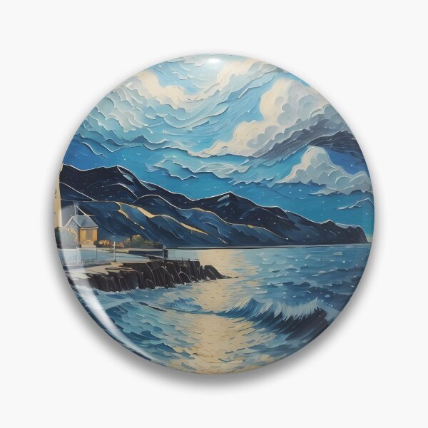 Item preview, lighthouse in starry night designed and sold by Omarupattern51.