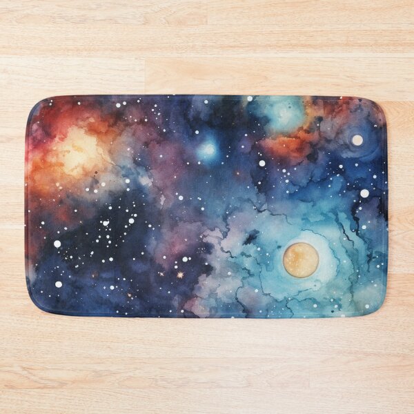 Item preview, Watercolor galaxy in space designed and sold by RemoteStudio.