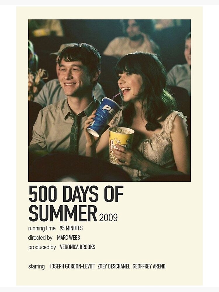 500 Days Of Summer Poster for Sale by Azaleaelija