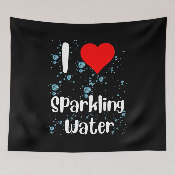 Item preview, Sparkling water lover funny mineral water bubbles  designed and sold by Artstastic.