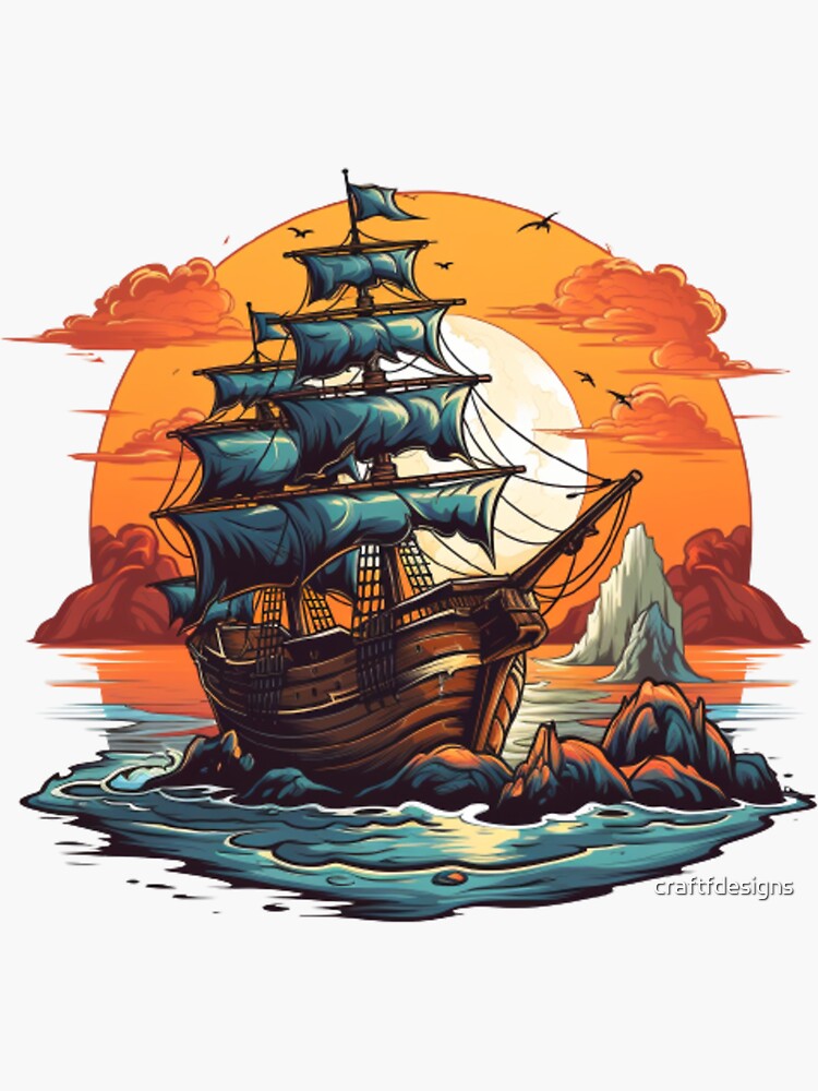 Pirate Stickers Stock Illustration by ©lenmdp #13604946