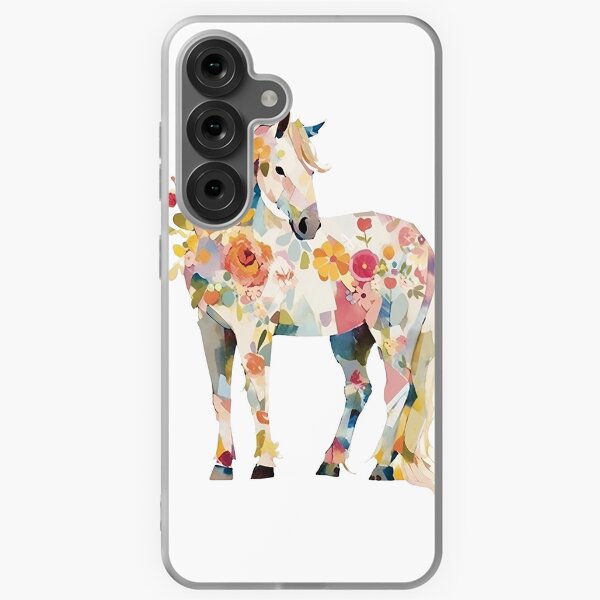 Aperçu de l'œuvre Art abstrait du cheval pour les vrais passionnés d'équitation créée et vendue par Lovegrass Prints.