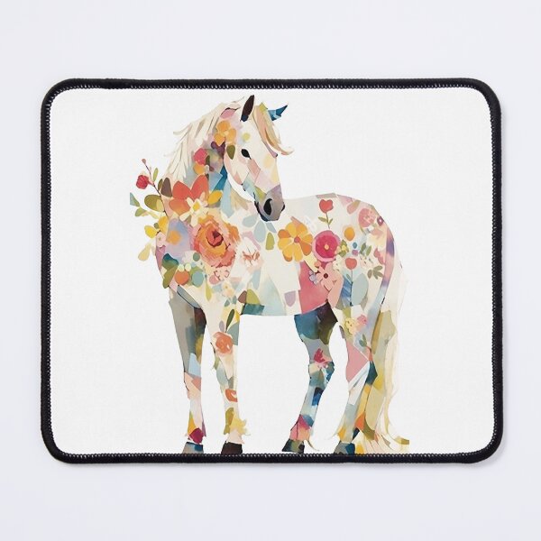 Aperçu de l'œuvre Art abstrait du cheval pour les vrais passionnés d'équitation créée et vendue par Lovegrass Prints.