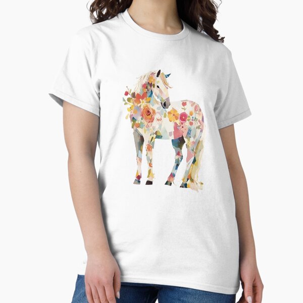 Aperçu de l'œuvre Art abstrait du cheval pour les vrais passionnés d'équitation créée et vendue par Lovegrass Prints.
