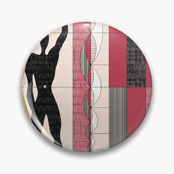 Item preview, Le Corbusier architecture illustration minimalist colored pencil Modulor  	 designed and sold by zmlonkzievw78.