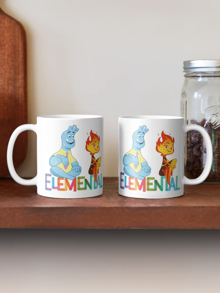 Kit Caneca de Porcelana e Chinelo Elementals Ember, Wade, Clod