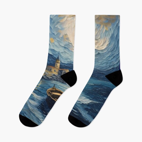Item preview, canoe on a bright night designed and sold by Omarupattern51.