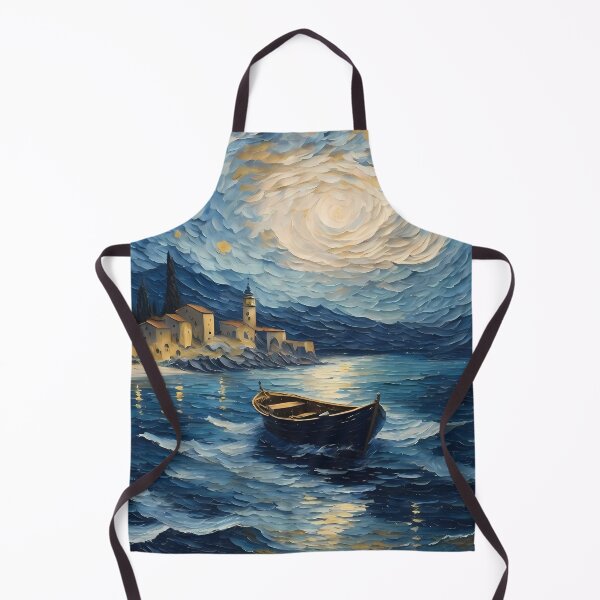 Item preview, canoe on a bright night designed and sold by Omarupattern51.