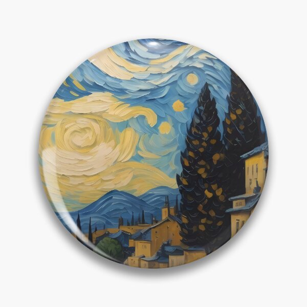 Item preview, river in a starry night designed and sold by Omarupattern51.