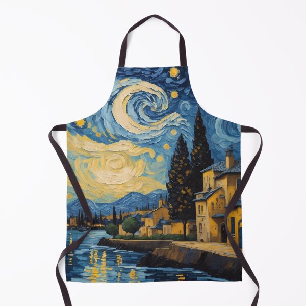 Item preview, river in a starry night designed and sold by Omarupattern51.