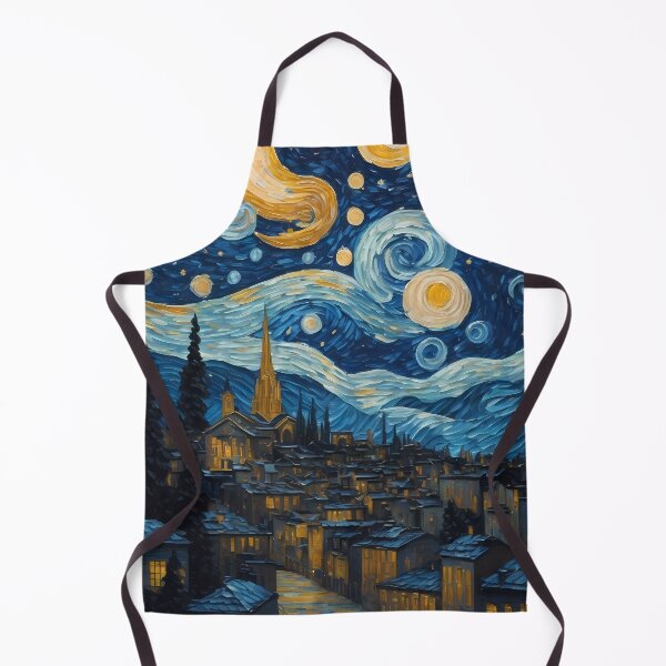 Item preview, night town starry night style designed and sold by Omarupattern51.