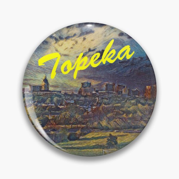 Item preview, Abstract skyline of Topeka, Kansas designed and sold by michael6076.