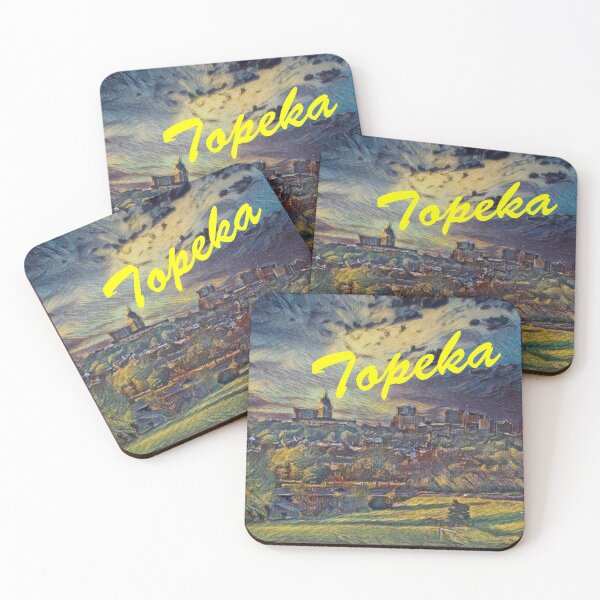 Item preview, Abstract skyline of Topeka, Kansas designed and sold by michael6076.
