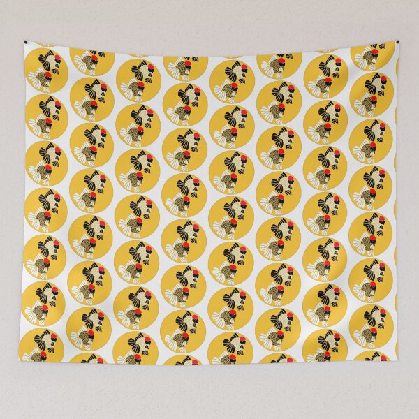 Item preview, Tri Color Oranda Goldfish Pair 81123 designed and sold by Nosnah.